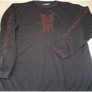 NEW Ice Box Thermal Mesh Shirt Men's XL Black Streetwear Skater Goth NWT